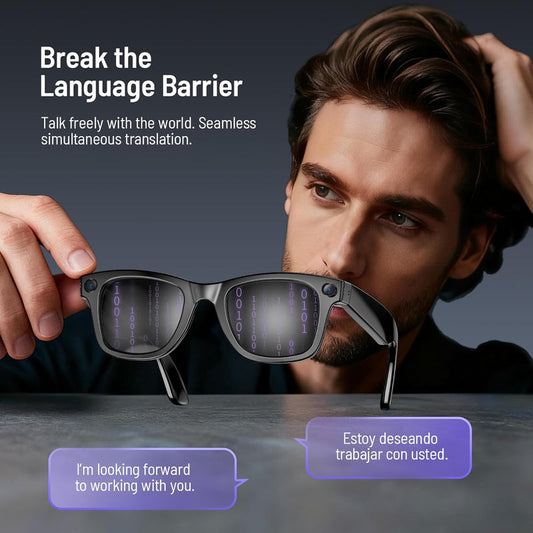 AI Smart Glasses with original camera & speaker